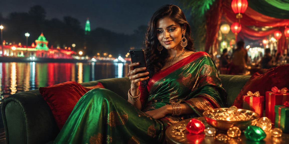 কুমিল্লায় মোবাইল ক্যাসিনো লাল-সবুজ থিমে খেলছেন ব্যবহারকারী